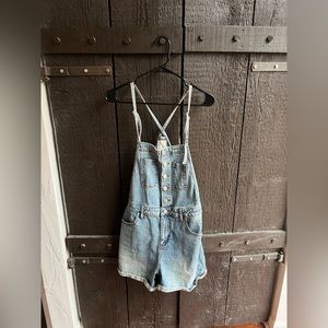 Denim overalls